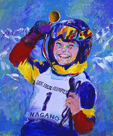 Leroy Neiman 2005 Special Olympics Nagano